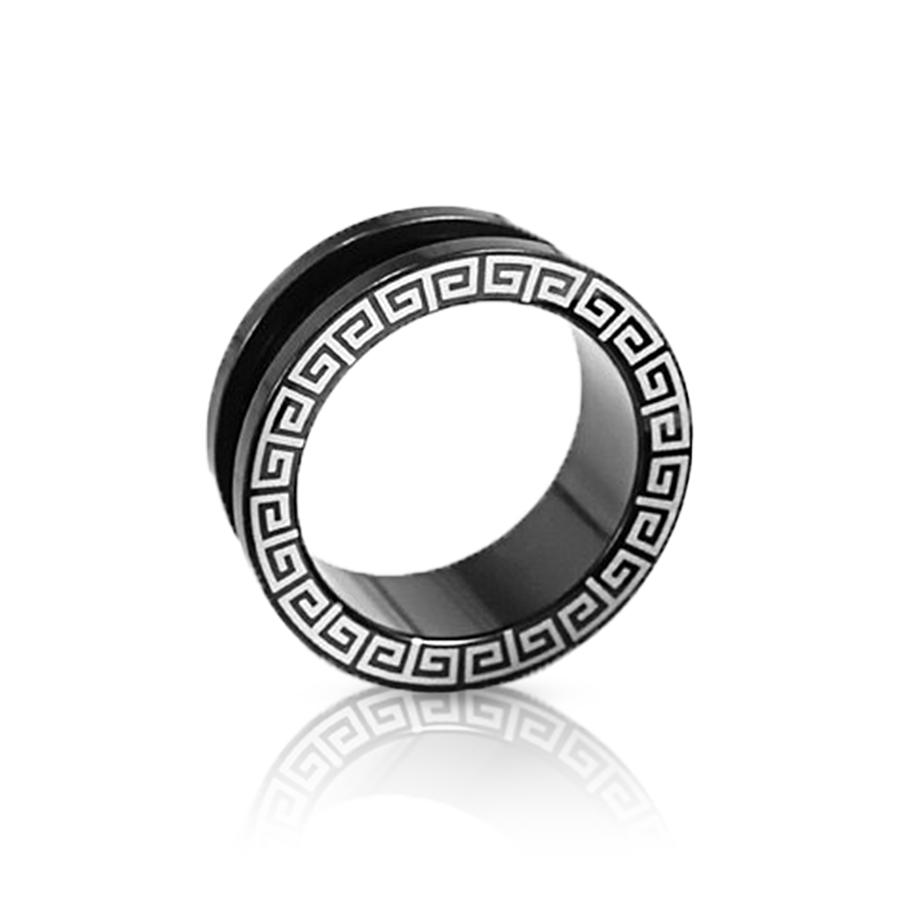 Oriental Ear Plug Black 25mm