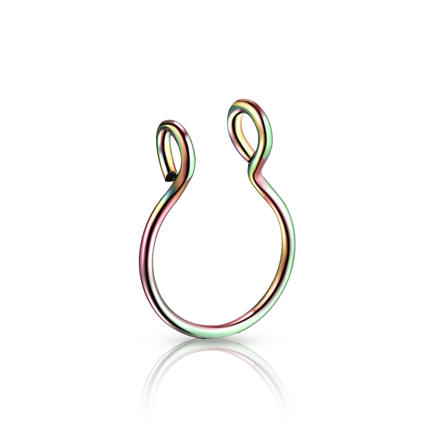 Original Ring Fake Lip Piercing Multicolor