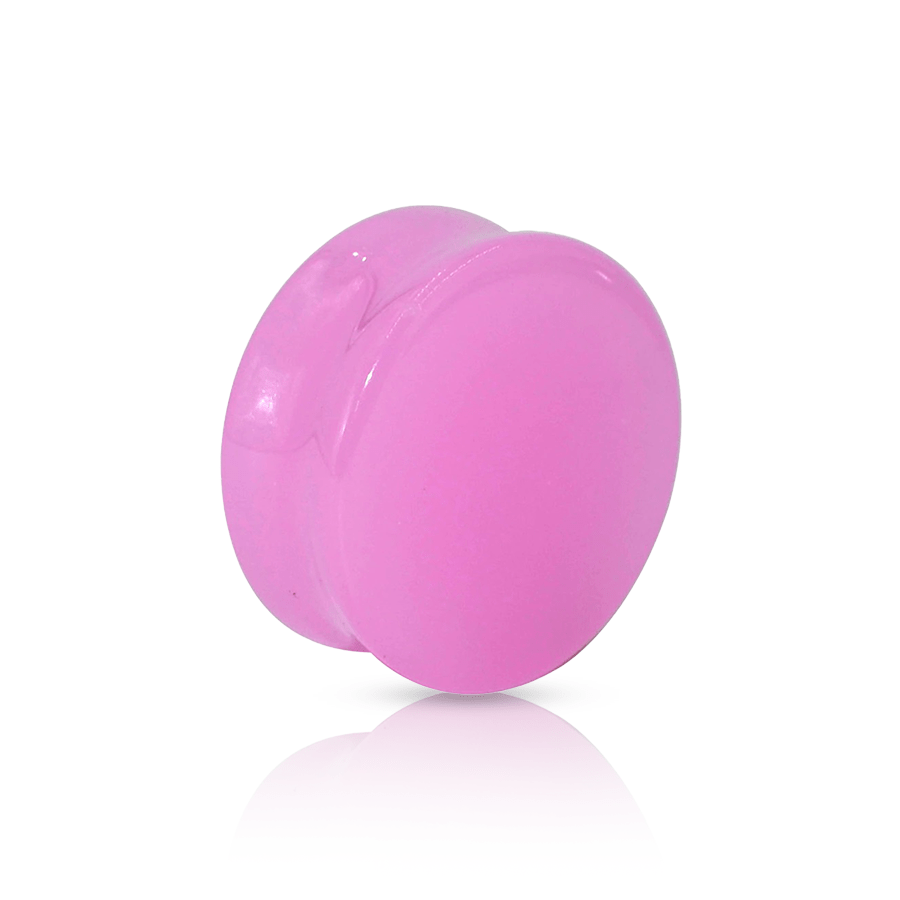 Pink Ear Plug Pink 25mm