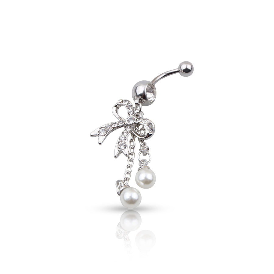 Pretty Rhinestone Navel Piercing