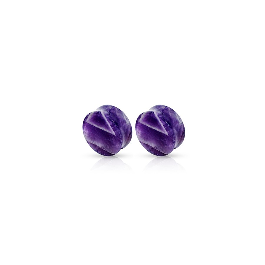 Purple Ear Plug Purple 25mm