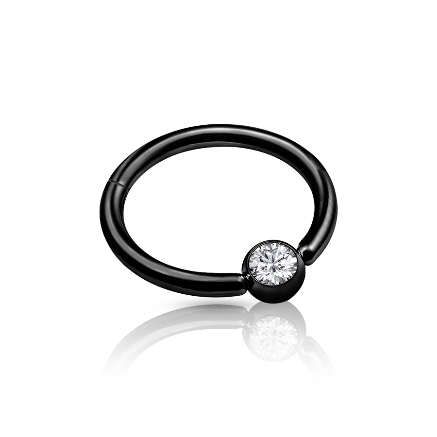 Ball Snug Piericng Black