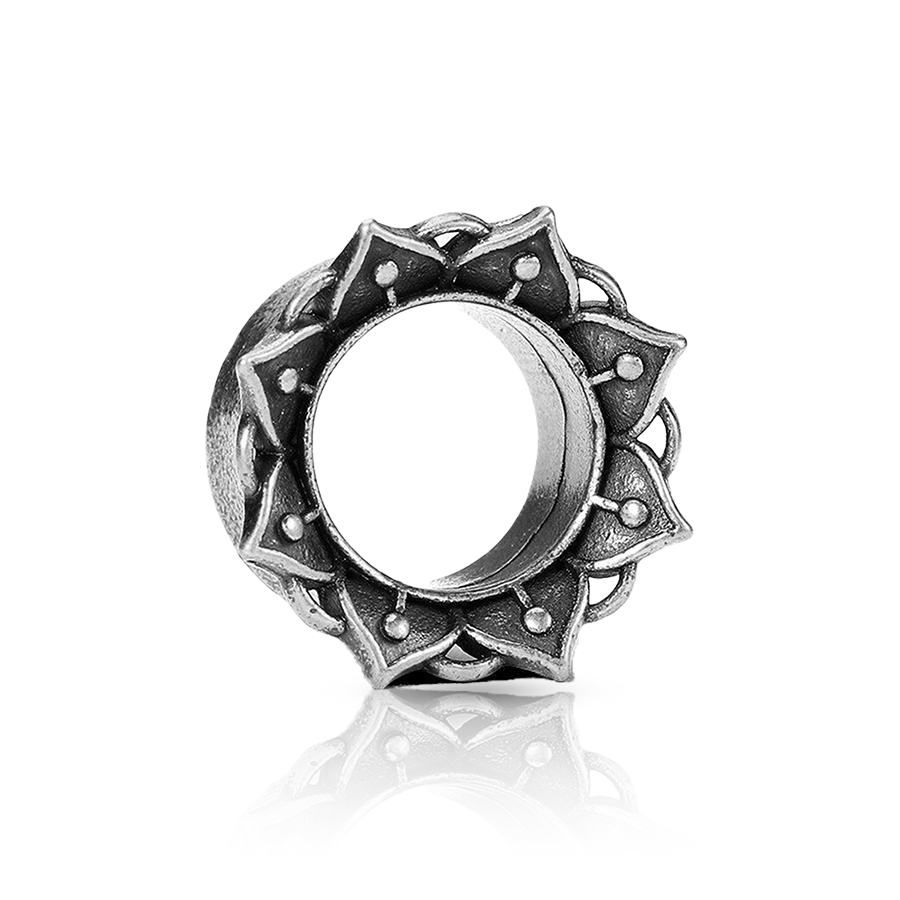 Ring Ear Plug Silver 19MM