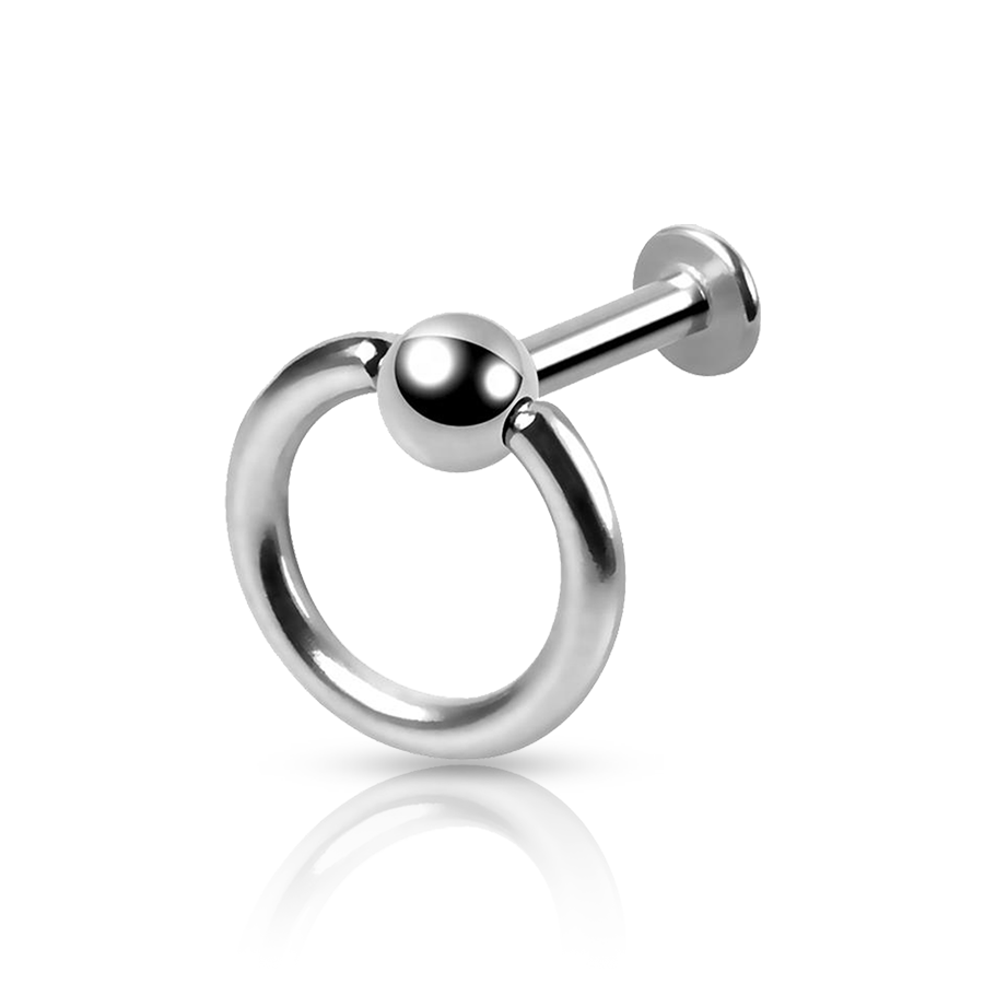 Ring Medusa Piercing Silver
