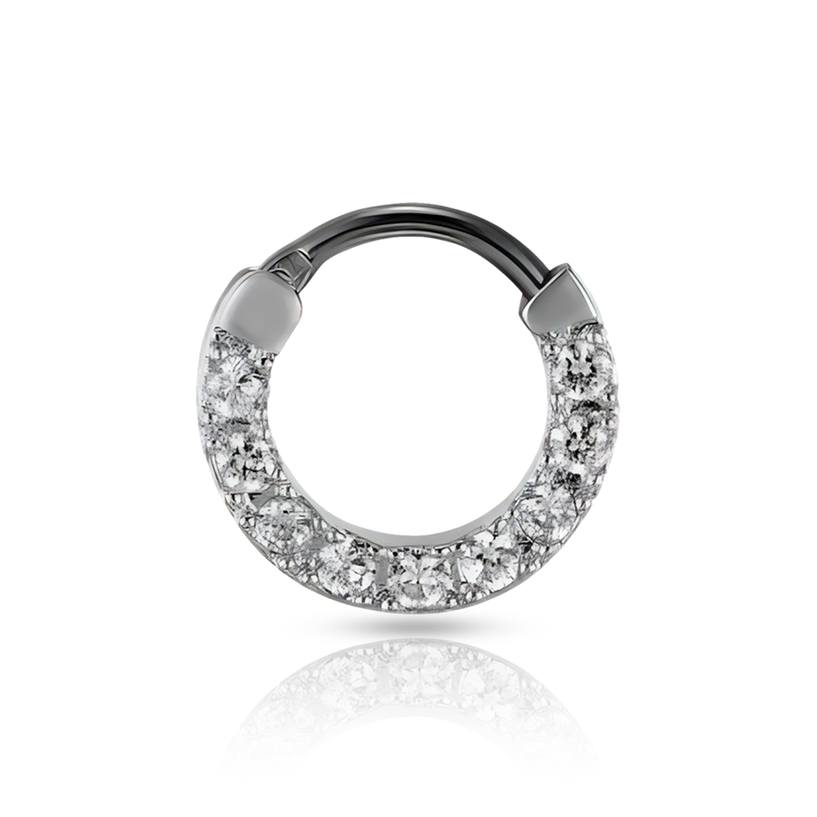 Rose Gold Ring Nose Piercing Silver