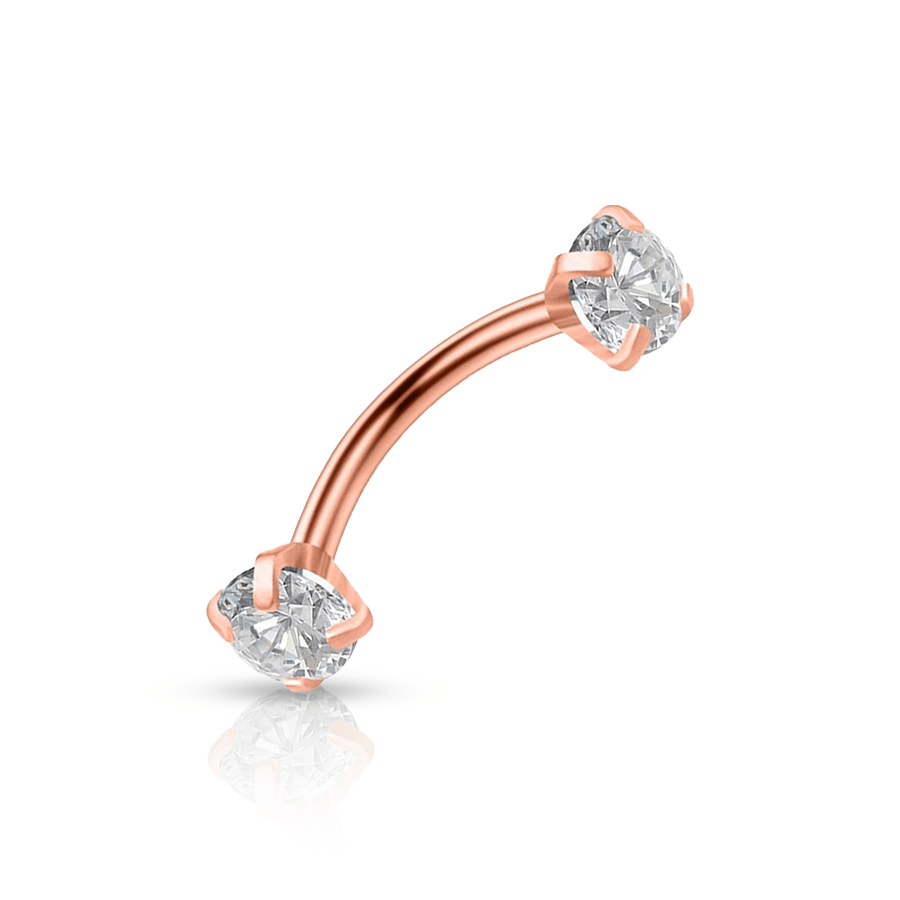 Rose Gold Rook Piercing Pinkish Gold