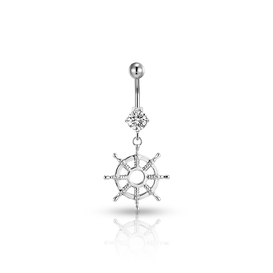 Rudder Belly Button Piercing