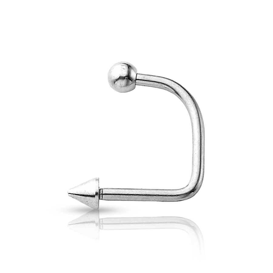 Set of 10 Discreet Labret Piercing Silver