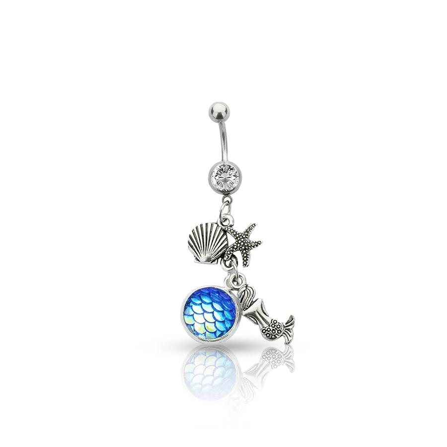 Shell Belly Button Piercing