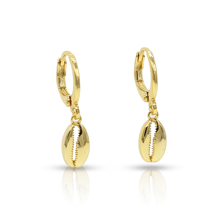 Shell Ear Lobe Piercing Gold