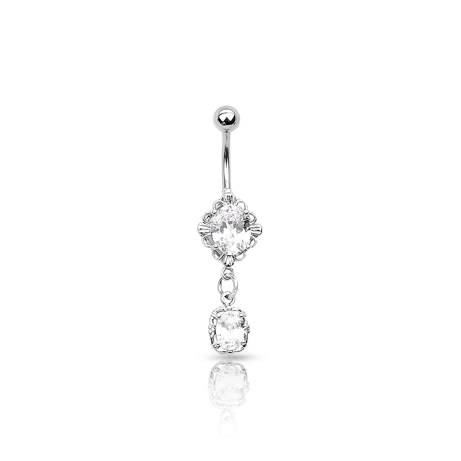Short Stick Navel Piercing