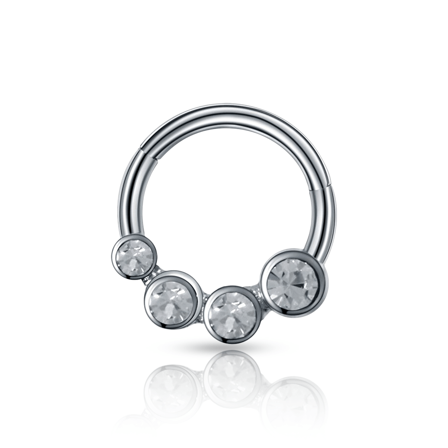 Silver Ball Nose Piercing