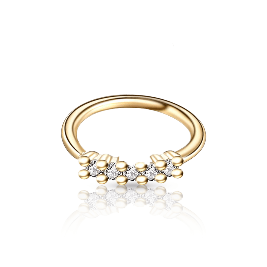 Jewel Snug Piercing Gold