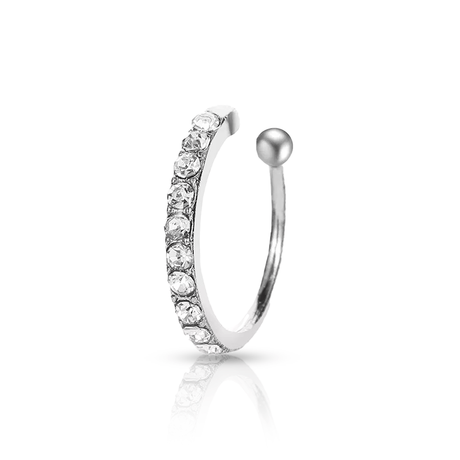Silver Fake Helix Piercing Silver