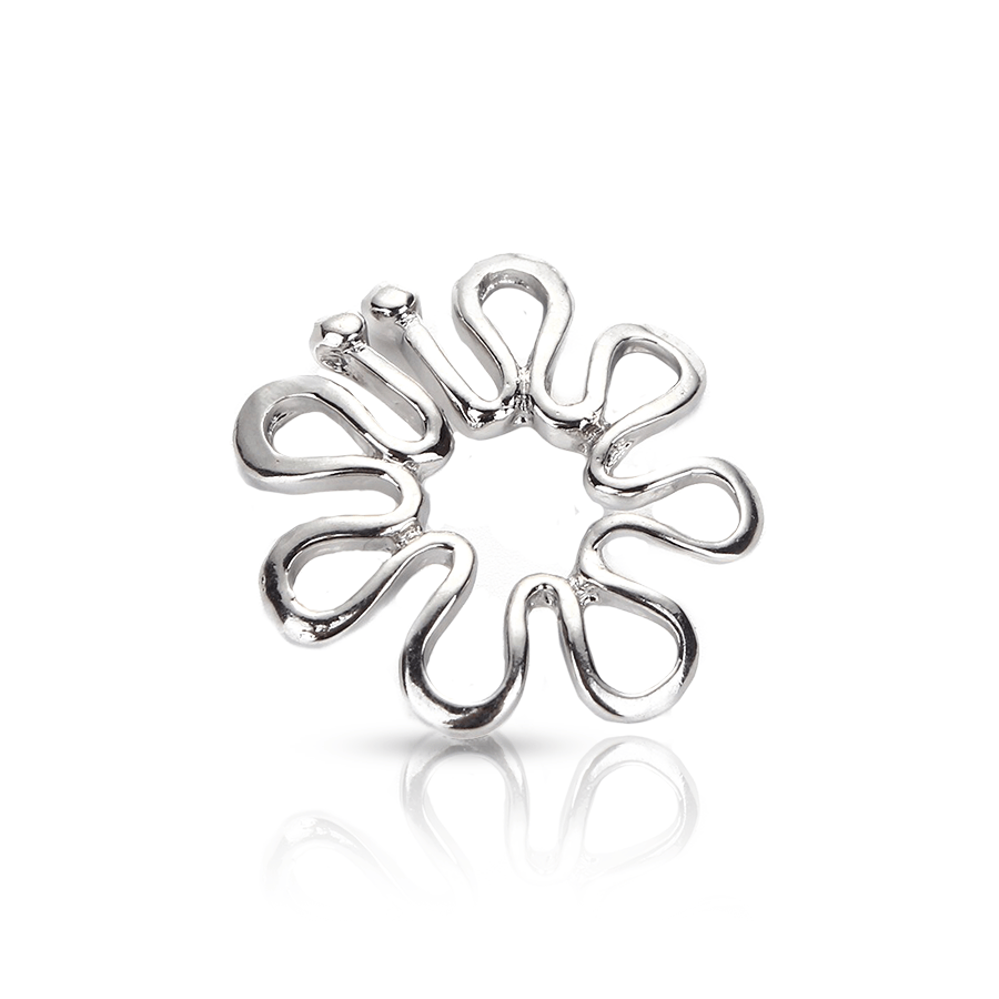 Silver Fake Nipple Piercing