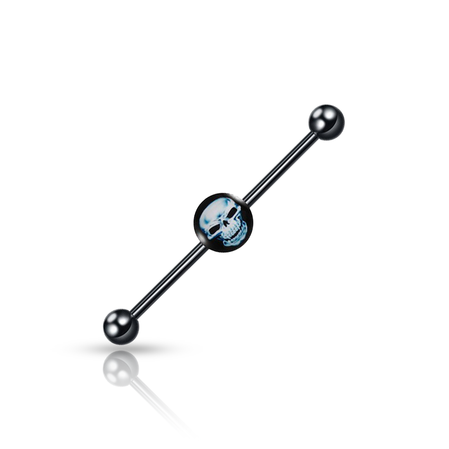 Skull Industrial Piercing