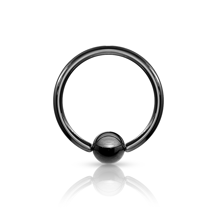 Bioflex Smiley Piercing Black