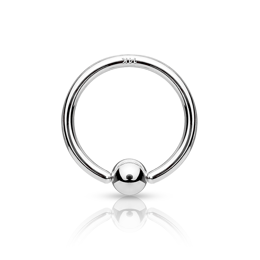 Bioflex Smiley Piercing Silver