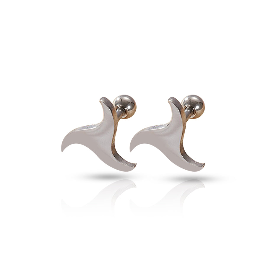 Spinner Conch Piercing Silver