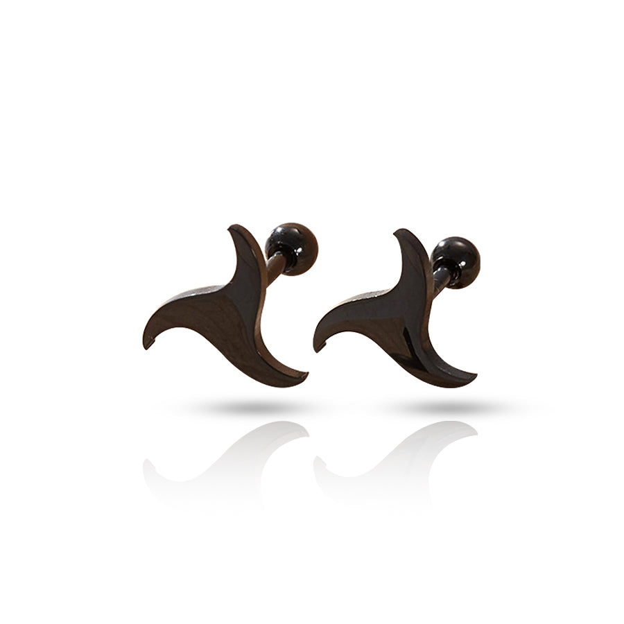 Spinner Conch Piercing Black