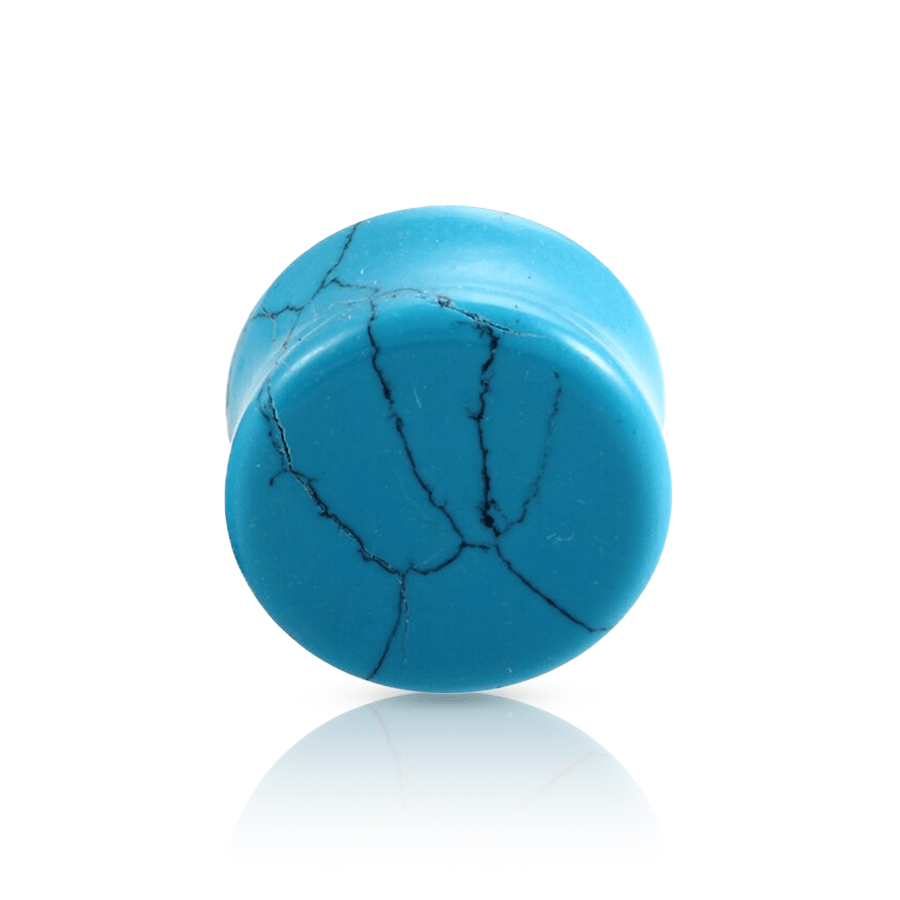 Stone Ear Plug Sky Blue 16mm