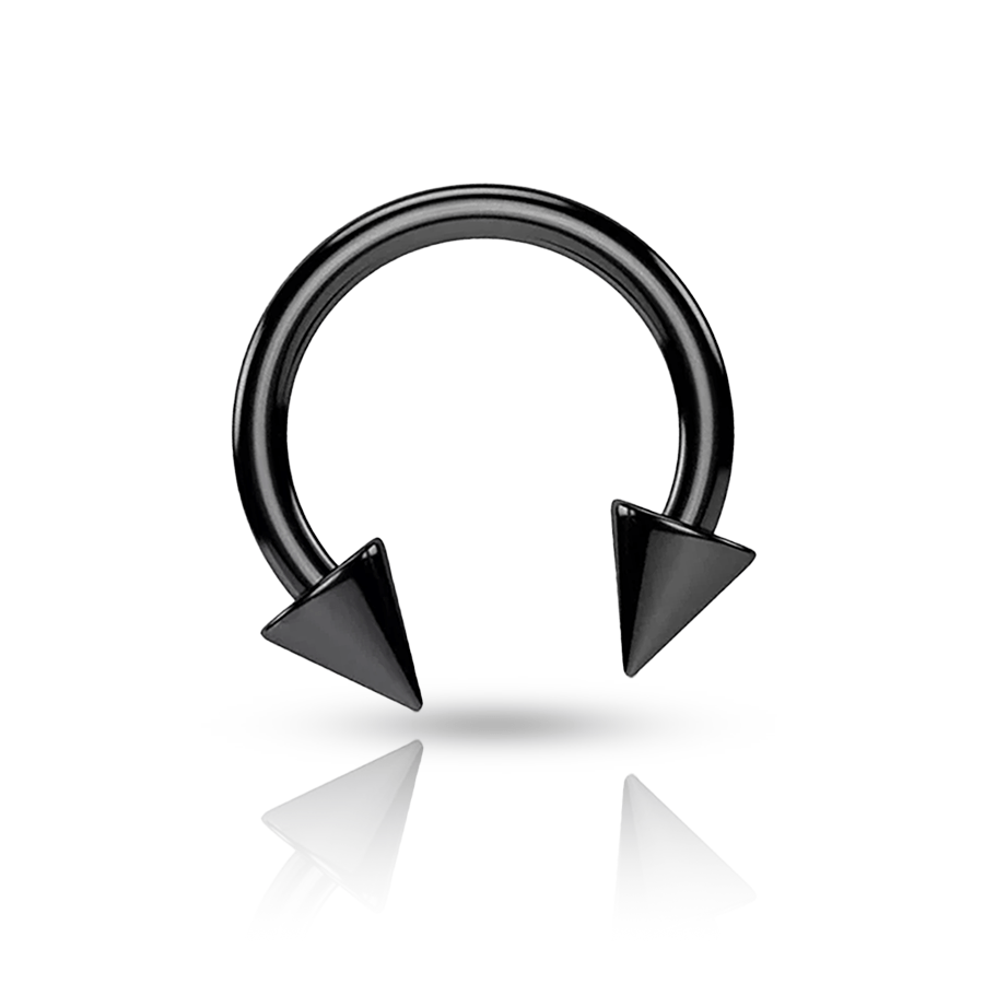 Surgical Steel Eyebrow Piercing Black
