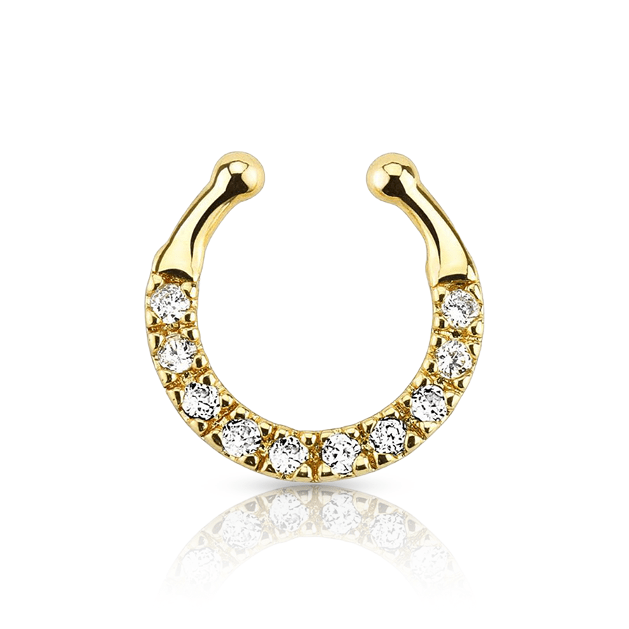 Swarovski® Fake Nose Piercing Gold