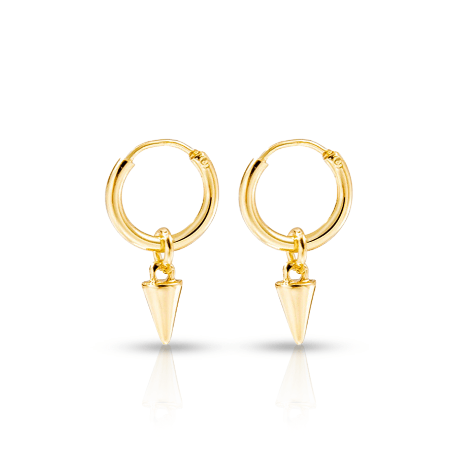 Thorn Ear Lobe Piercing Gold