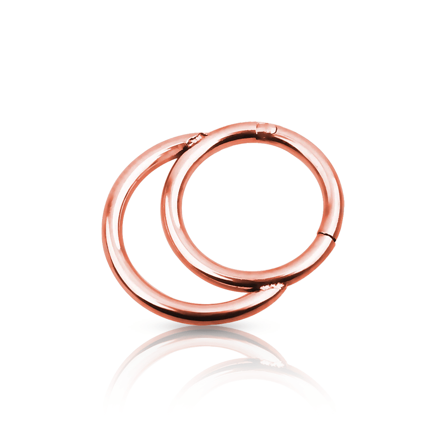 Titanium Daith Piercing Rose Gold