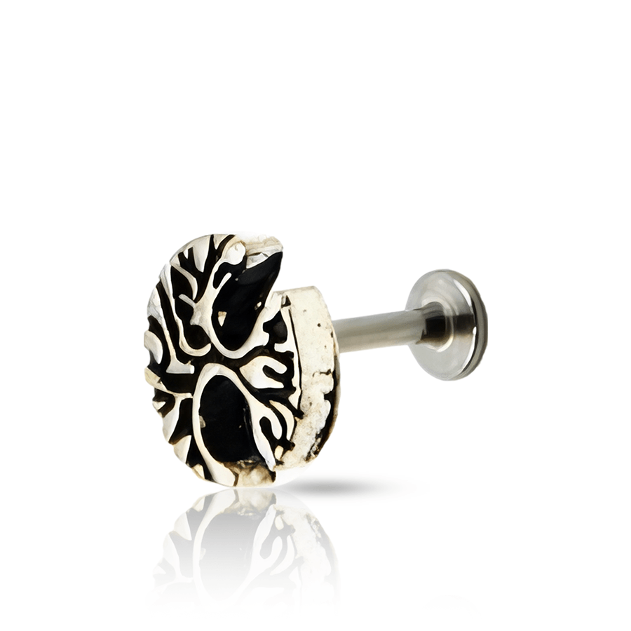 Tree of Life Forward Piercing Silver