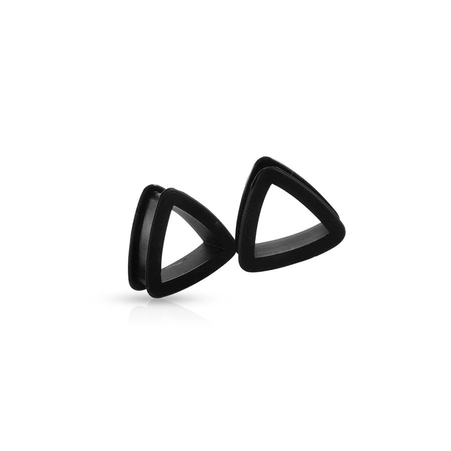 Triangle Ear Plug Black 6mm