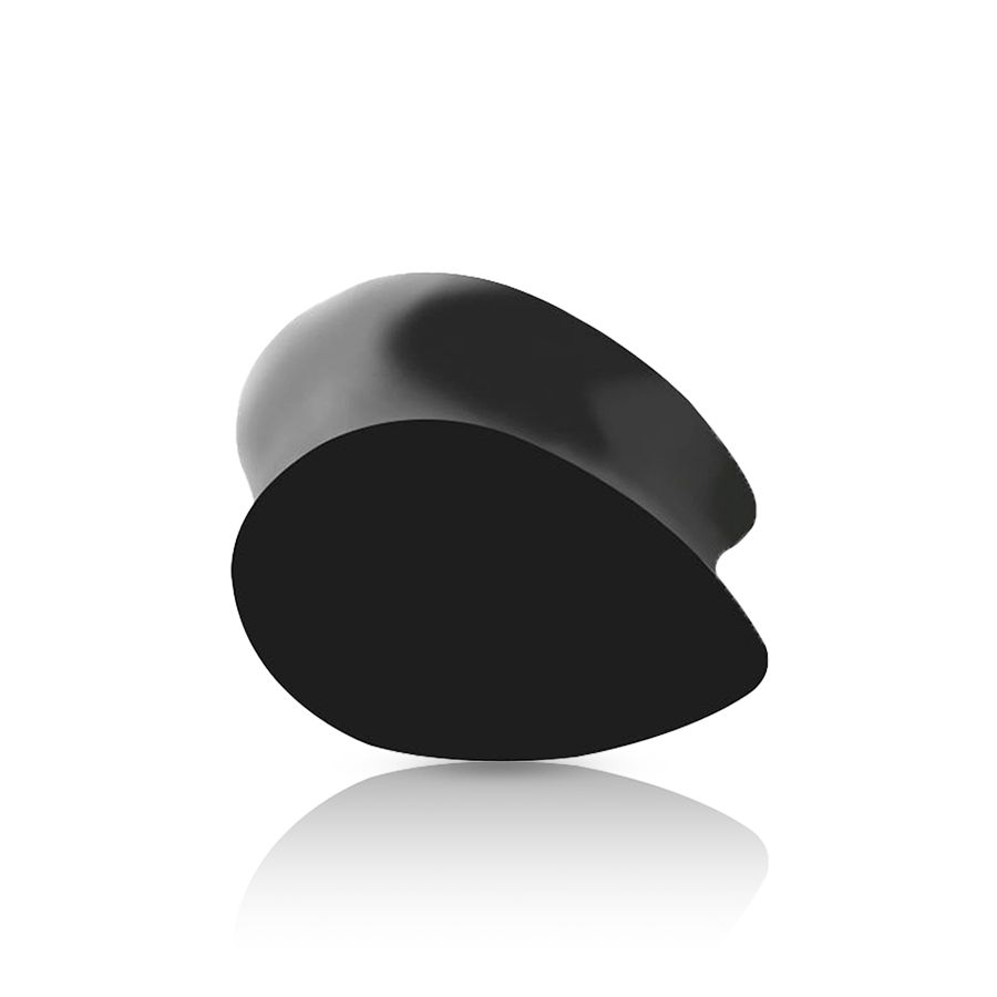 Water Drop Ear Plug Black 20mm