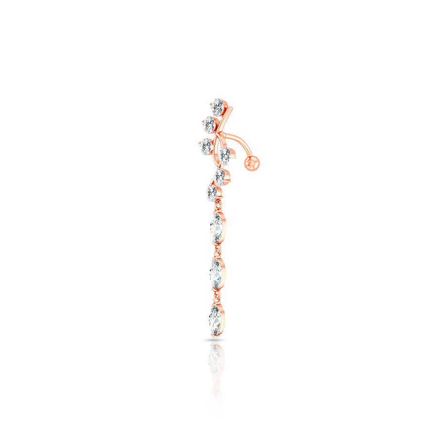 Woman Swarovski® Navel Piercing Gold