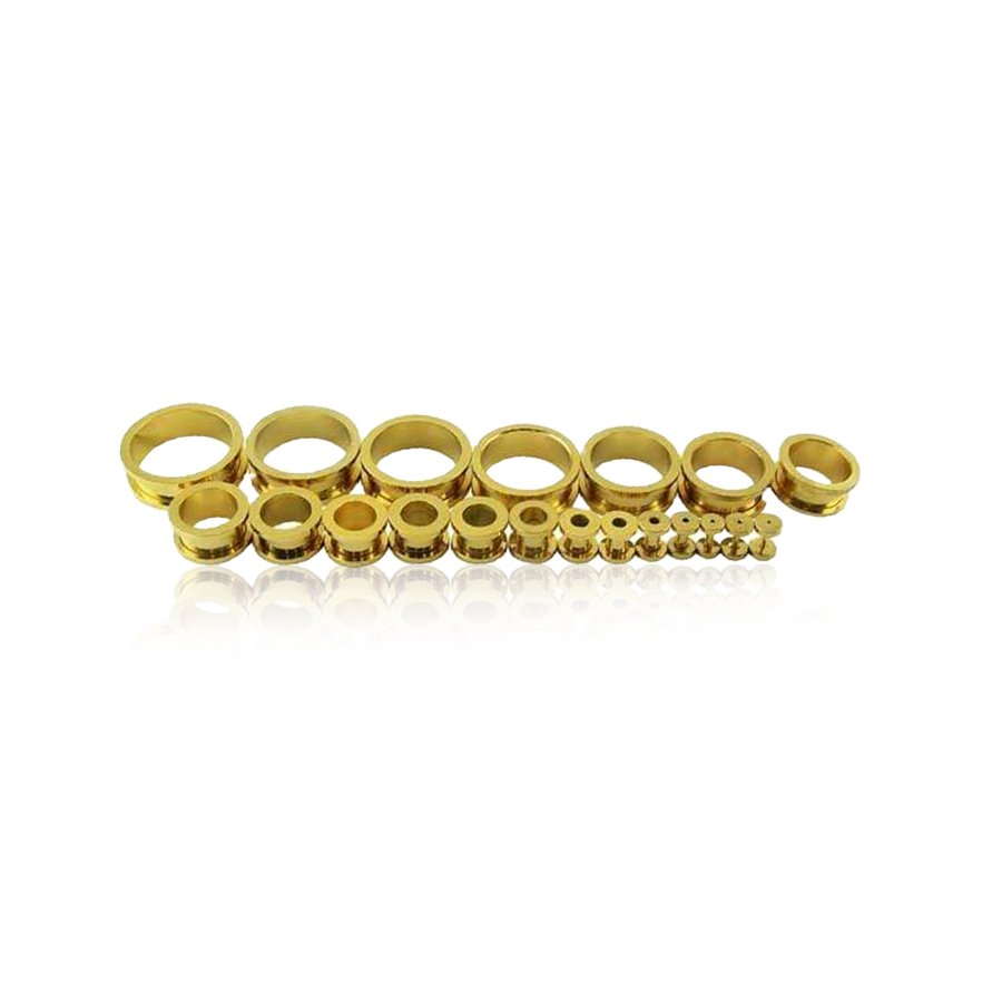 Yellow Gold Ear Plug Gold Or