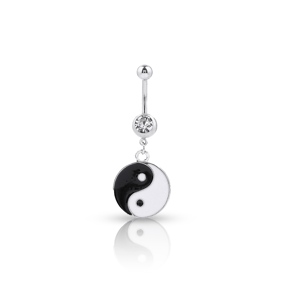 Yin-Yang Navel Piercing
