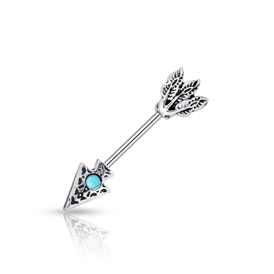 Indian Arrow Nipple Piercing