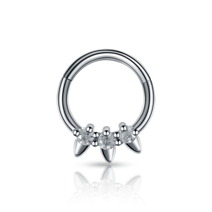 3 Peaks Nose Piercing