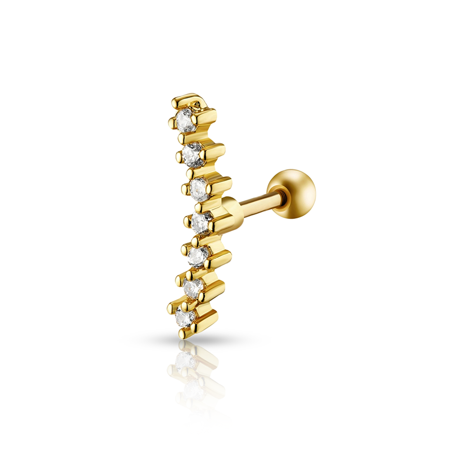6 Gold Conch Piercing Gold