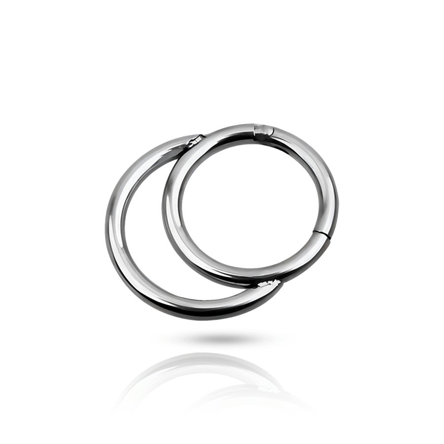 Double Ring Nose Piercing