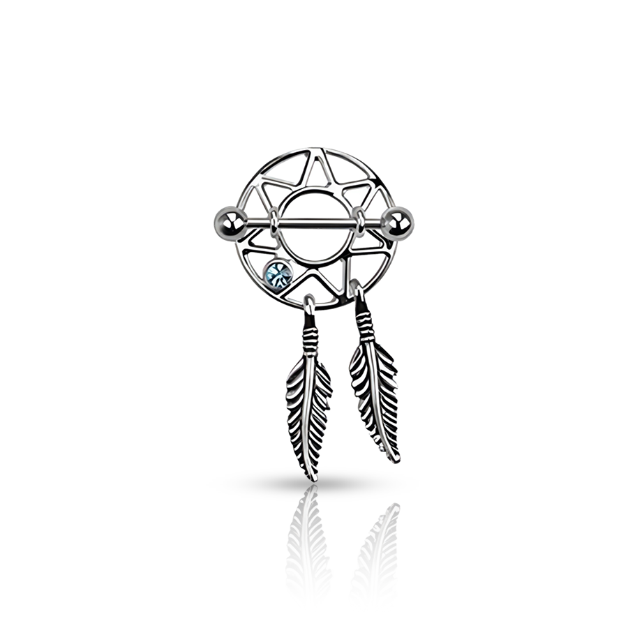 Dream Catcher Nipple Piercing