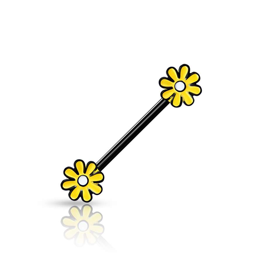 Flower Nipple Piercing