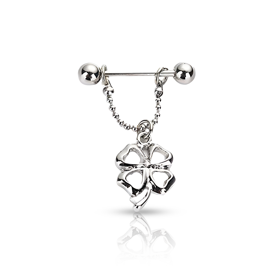 Shamrock Nipple Piercing