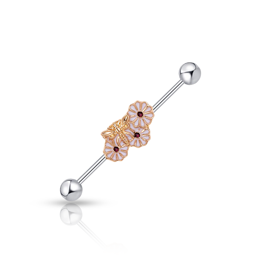 Piercing Industriel Bijoux Or