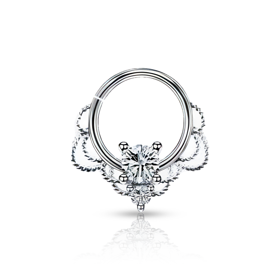 Woman Ring Nose Piercing