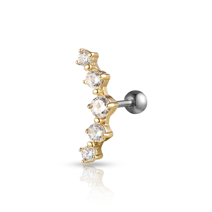 Beads Conch Piercing Gold