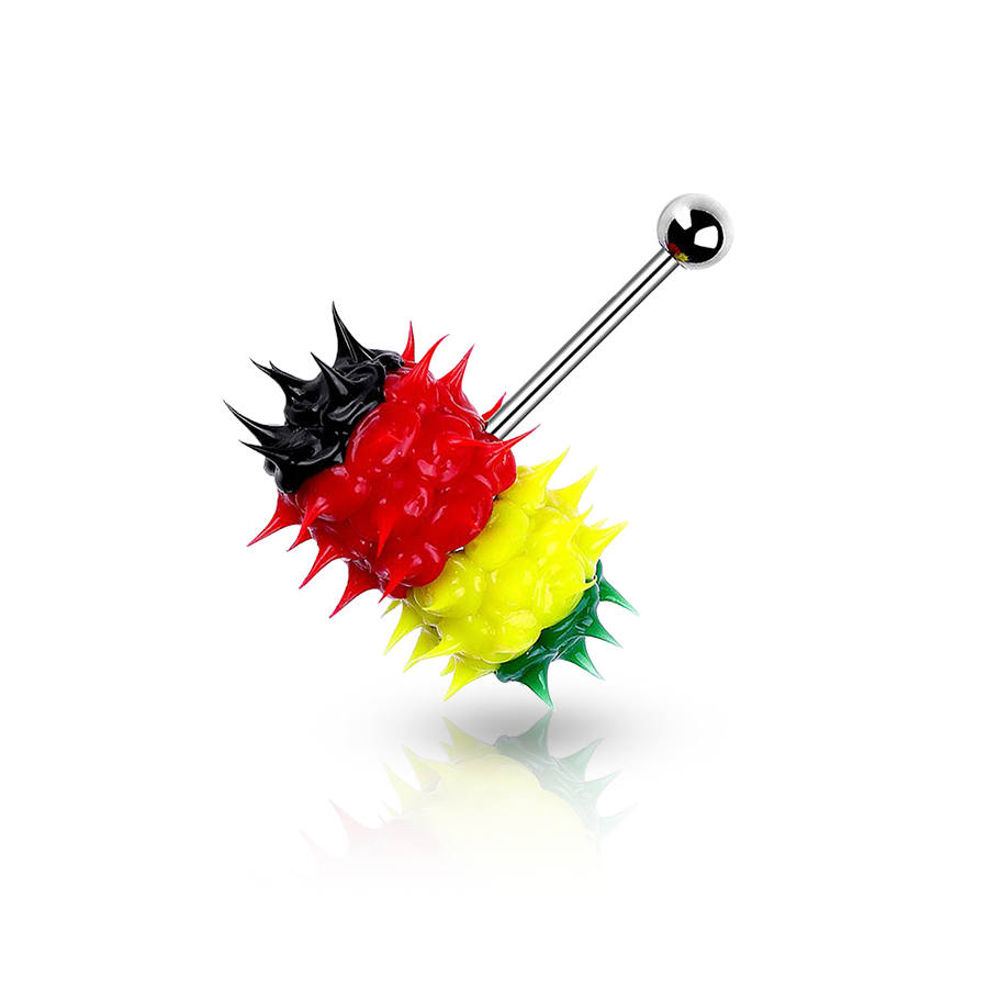 Coloured Vibrating Tongue Piercing