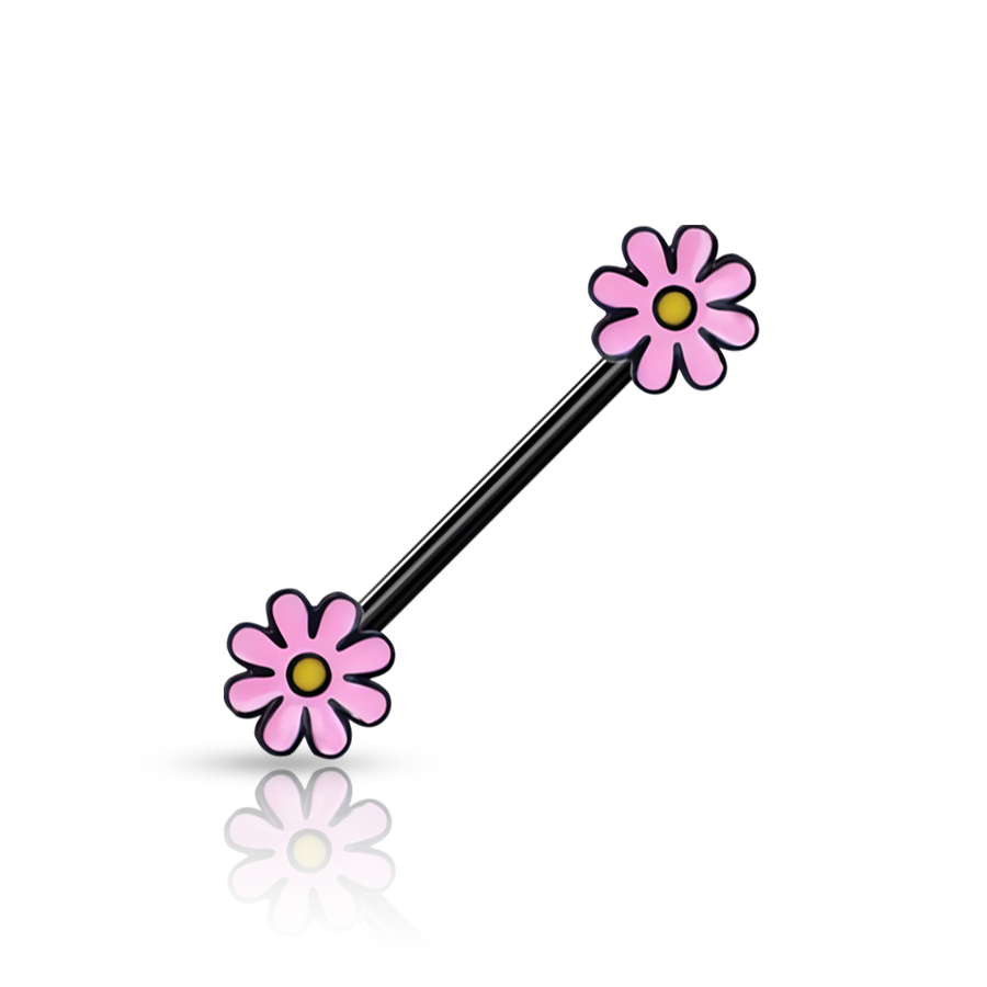 Flower Nipple Piercing