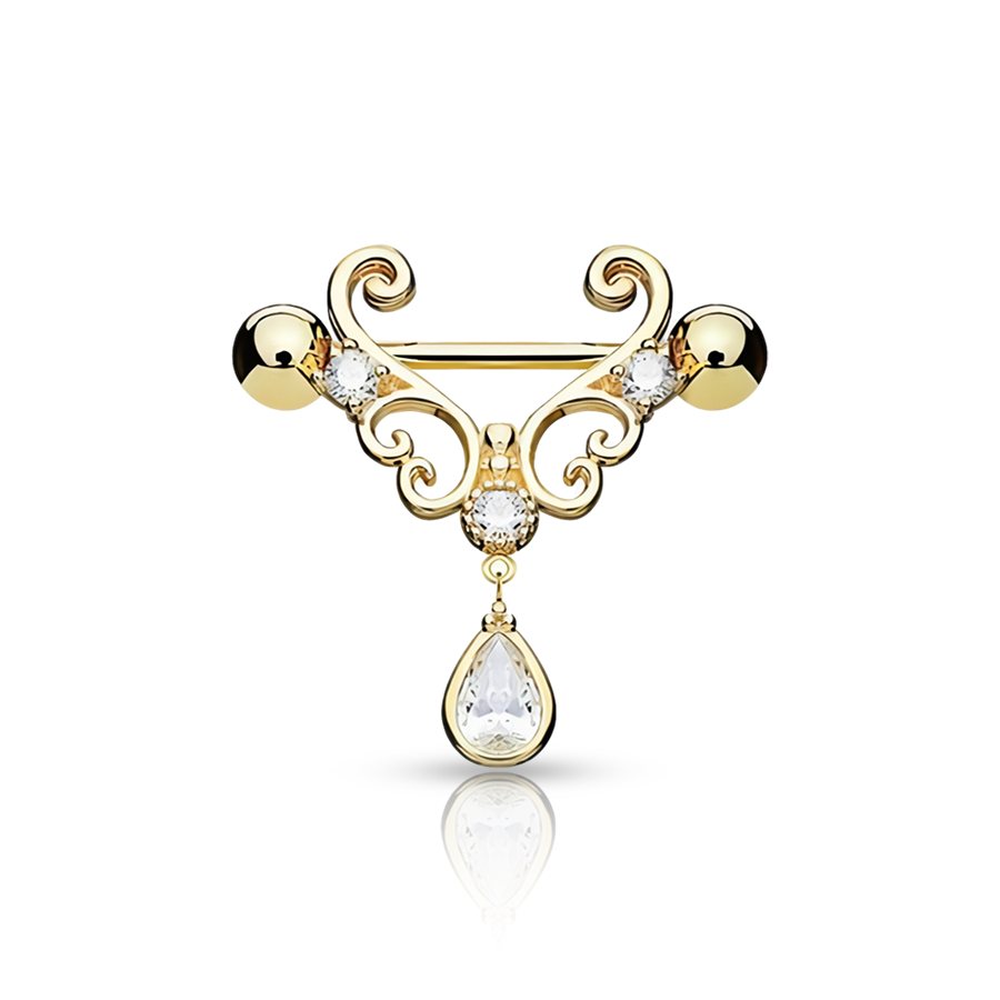 Swarovski® Jewel Nipple Piercing