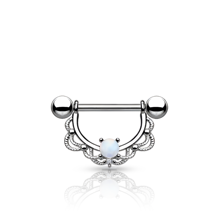Small Ball Nipple Piercing