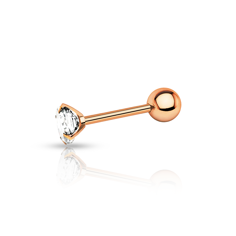 Diamond Conch  Piercing Rose Gold